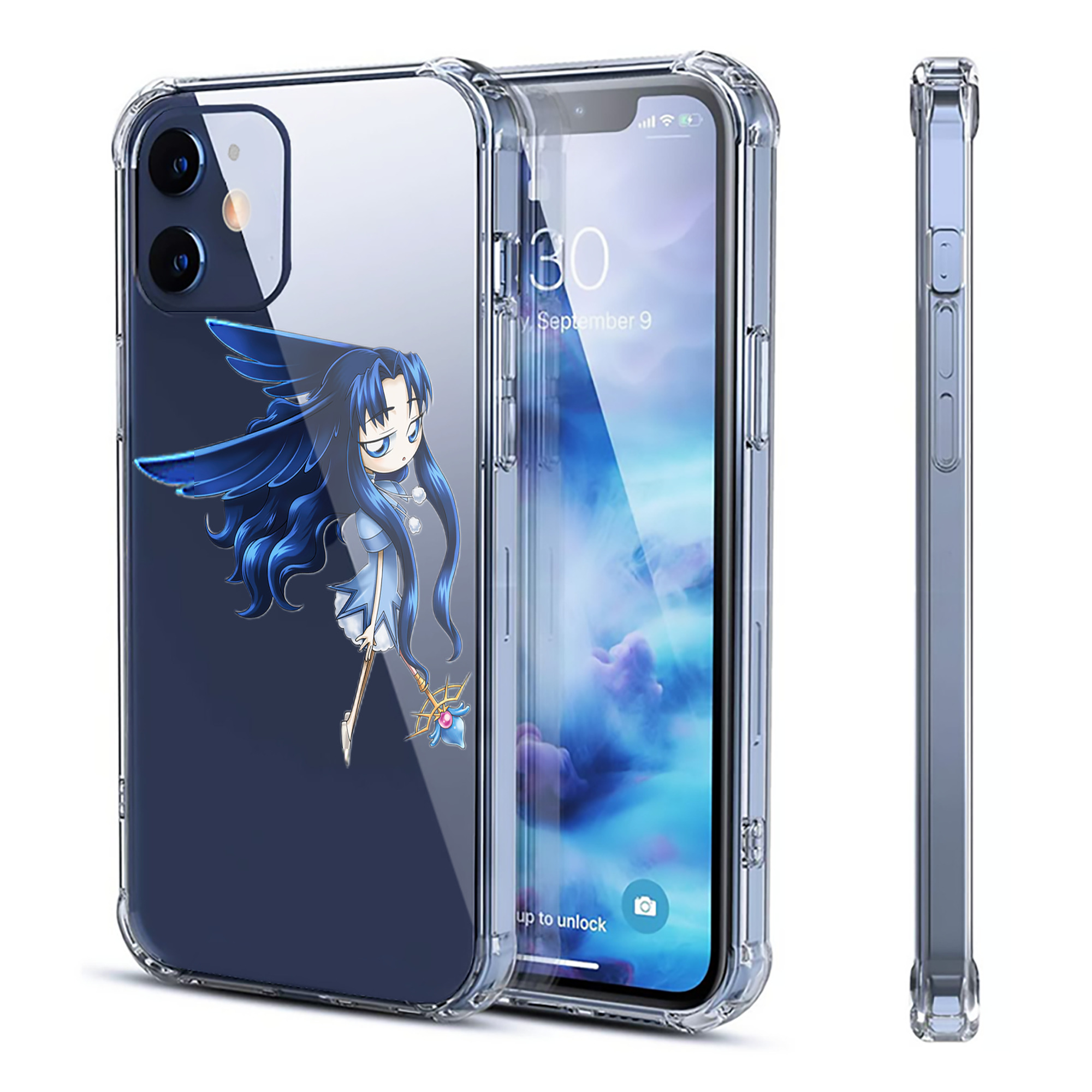（画像用） 遊☆戯☆王 Yu-Gi-Oh! 【iPhone 12シリーズ対応】透明スマホケース（クリアソフトケース）